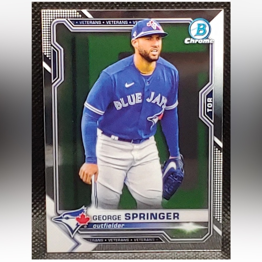 George Springer 2020 Bowman Chrome Toronto Blue Jays Baseball Card